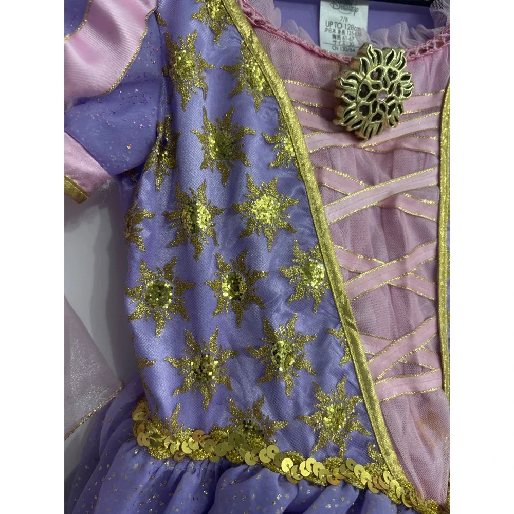 Disney Castle Collection Rapunzel Costume Dress Girls 7/8 Purple Princess Gown